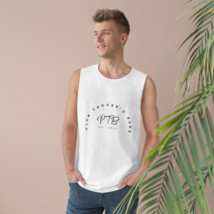 Plum Tucker'd Band Unisex Barnard Tank