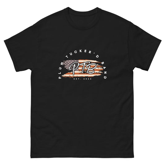 Plum Tucker'd Band American Flag T-Shirt